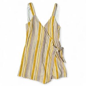 Le Lis linen blend shorts romper